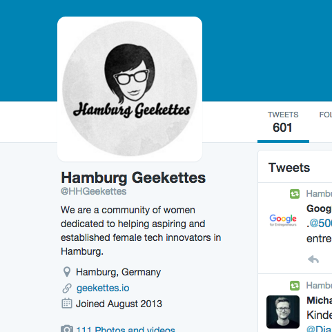 Hamburg Geekettes Twitter